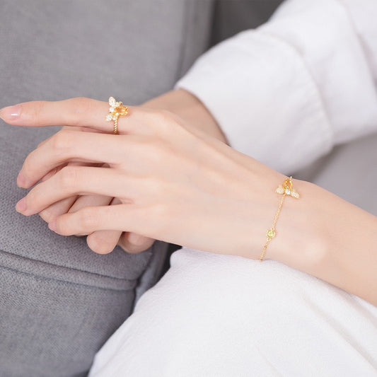 SWEET BEE シトリンリング