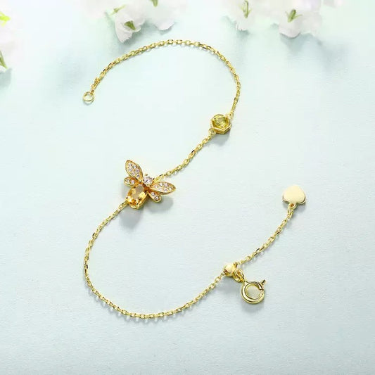 SWEET BEE シトリン ブレスレット
